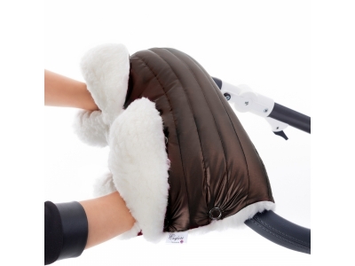 Муфта Esspero Soft Fur Lux на коляску (натуральная шерсть) 1-00179559_1