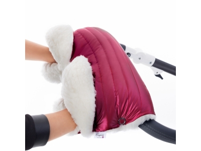 Муфта Esspero Soft Fur Lux на коляску (натуральная шерсть) 1-00179561_1