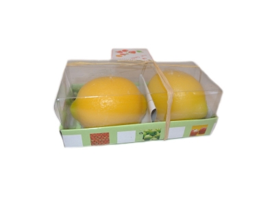 Свеча StatusHome декоративная Лимоны 2 шт. 1-00180081_1