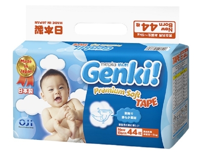 Подгузники Genki Premium Soft NB, до 5 кг 44 шт. 1-00180361_1