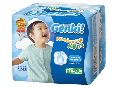 Подгузники-трусики Genki Premium Soft XL, 12-17 кг 26 шт. 1-00180368_1