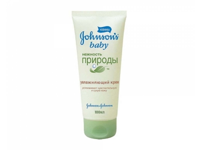 Крем Johnson's baby Нежность Природы увлажняющий для сухой и чувствительной кожи, 100 мл 1-00180394_1
