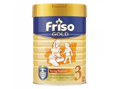 Смесь Friso Gold 3, молочный напиток с 12 мес. 400 г 1-00011300_1