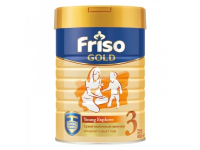 Смесь Friso Gold 3, молочный напиток с 12 мес. 800 г 1-00156297_1