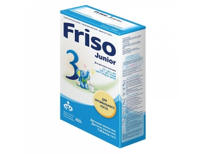 Смесь Friso Junior 3, молочный напиток с 1-3 лет 400 г 1-00000833_1