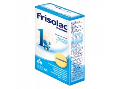 Смесь Frisolac 1 (Фрисолак 1) молочная 0-6 мес. 400 г картонная коробка 1-00000838_1