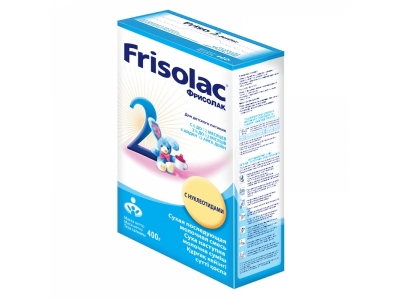 Смесь Frisolac 2 (Фрисолак 2) молочная 6-12 мес. 400 г картонная коробка 1-00004988_1