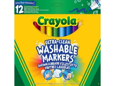 Фломастеры Crayola смываемые Супер чисто, 12 цв. 1-00185576_1
