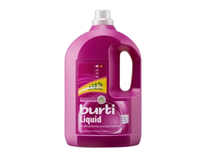Средство Burti Liquid для стирки цветного и тонкого белья, синтетическое жидкое, 3 л 1-00185777_1