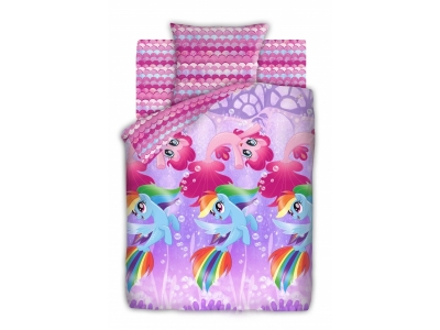 Комплект постельного белья ОТК 1,5 бязь My Little Pony, Подводные пони 1-00187475_1
