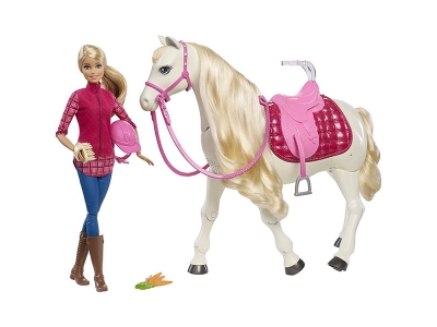 Набор для кукол Mattel Barbie Кукла и лошадь мечты 1-00190628_1