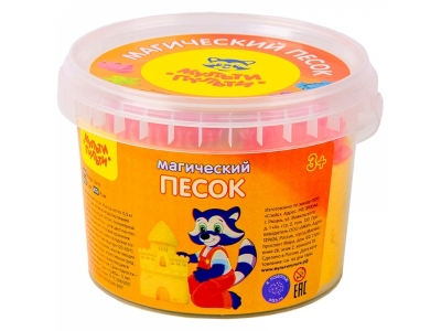 Песок для лепки Мульти-Пульти, Магический песок, 2 формочки, 500 г 1-00191863_1