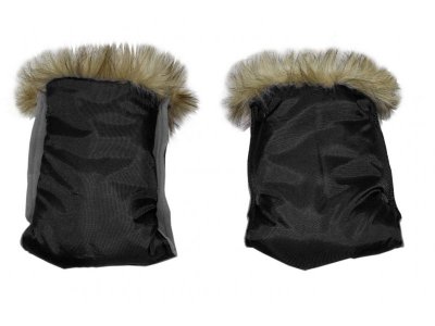 Муфта-рукавички Юкка для коляски с меховой опушкой 1-00190708_1