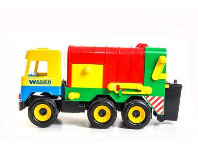 Игрушка Wader, Машина-мусоровоз Middle truck 1-00173768_1