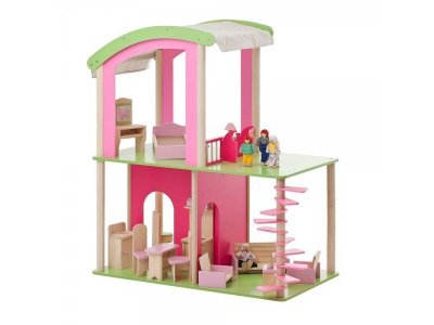 Кукольный домик Craft Флоренция с мебелью и куклами, 70*40*85 см 1-00194352_1