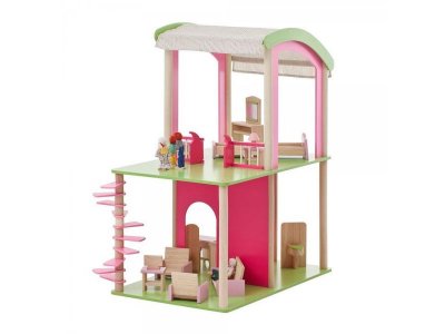 Кукольный домик Craft Флоренция с мебелью и куклами, 70*40*85 см 1-00194352_2