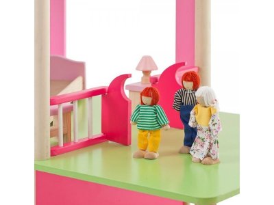 Кукольный домик Craft Флоренция с мебелью и куклами, 70*40*85 см 1-00194352_4