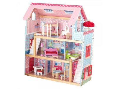 Кукольный домик KidKraft Chelsea с мебелью, 19 элем. 1-00194353_1