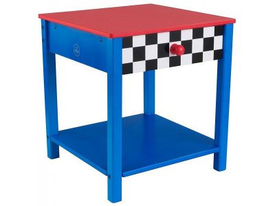 Столик KidKraft, прикроватный Гоночная машина Race Car Side Table 1-00194516_1