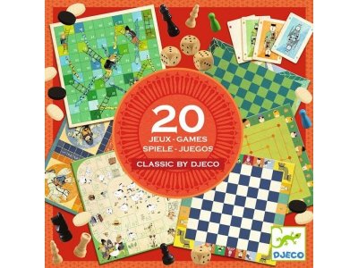 Игра настольная Djeco, Набор из 20 игр 1-00195465_1