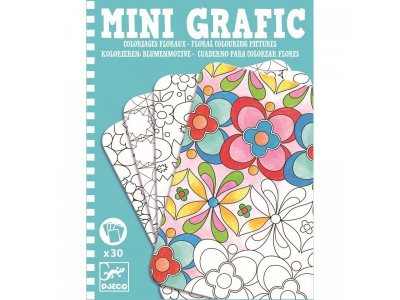 Мини-игра Цветочные раскраски / Djeco 1-00195473_1