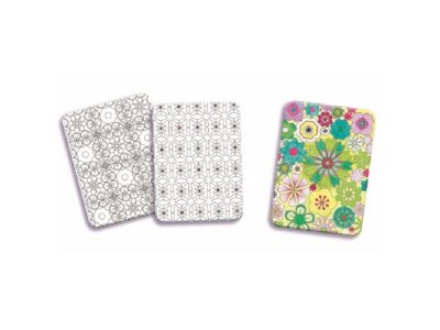Мини-игра Цветочные раскраски / Djeco 1-00195473_2