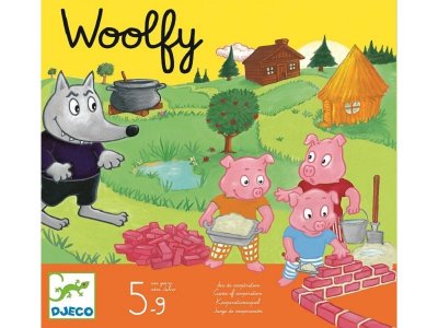 Игра настольная Djeco, Три поросенка 1-00195597_1