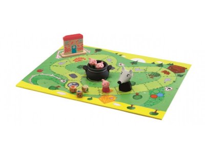 Игра настольная Djeco, Три поросенка 1-00195597_2