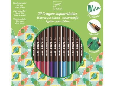 Карандаши Djeco акварельные, 24 цвета 1-00195702_1