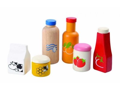 Игрушка из дерева Plan Toys, Набор еда и напитки 1-00196083_1