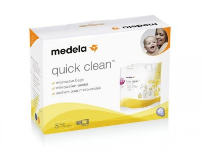 Пакеты Medela Quick Clean для стерилизации в микроволновой печи 5 шт. 1-00114601_1