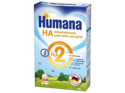 Смесь Humana 2 HA с 6 месяцев 300 г 1-00011023_1