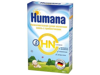 Смесь Humana HN низколактозная с пребиотиками 300 г с 0 мес. 1-00011024_1