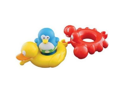 Набор игровой для ванной Toy Target, Веселые друзья: утка и краб 1-00118762_1