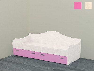 Кровать Мезонин Мебель, для дошкольников, Принцесса 160*80 1-00119284_1