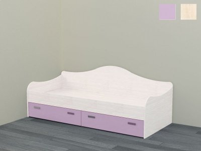 Кровать Мезонин Мебель, для дошкольников, Принцесса 160*80 1-00119286_1