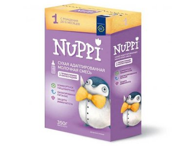 Смесь Nuppi 1 молочная начальная адаптированная от 0 до 6 мес. 350 г 1-00119609_1