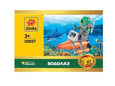 Конструктор Umiks, Водолаз, 37 дет. 1-00122939_1