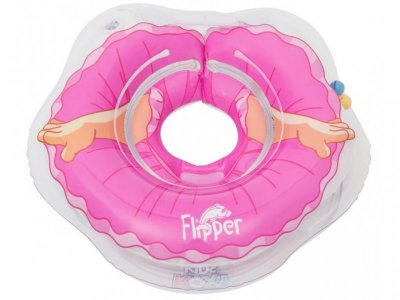 Круг на шею Roxy-Kids Flipper для купания малышей, Балерина 1-00122947_1