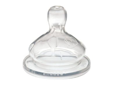 Соска Bebe Confort силиконовая для бутылочек с широким горлышком, 2 шт. 1-00126025_1
