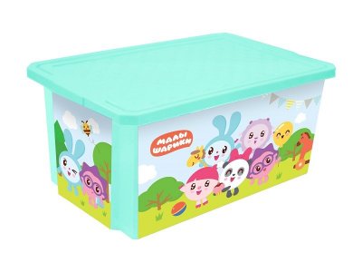 Ящик Little Angel для хранения игрушек X-BOX Малышарики, 57 л 1-00197375_1