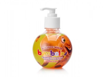 Мыло жидкое Bambolina для детей Bubble Gum, 250 мл 1-00130969_1