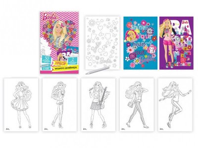 Набор Mattel Barbie модного дизайнера с наклейками 1-00134706_1