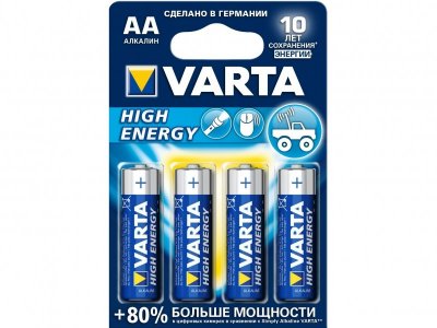 Батарейка Varta High Energy AA, 4 шт. 1-00137764_1