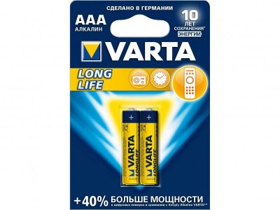 Батарейка Varta Longlife AAA, 2 шт. 1-00137765_1