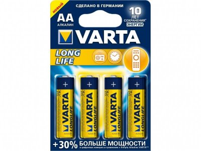 Батарейка Varta Longlife AA, 4 шт. 1-00137768_1