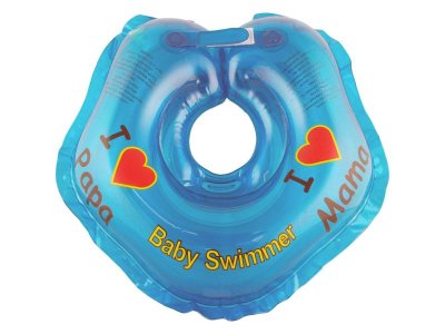 Круг Baby Swimmer для купания на шею, серия Я люблю 1-00197538_1