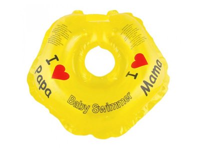 Круг Baby Swimmer для купания на шею, серия Я люблю 1-00197540_1
