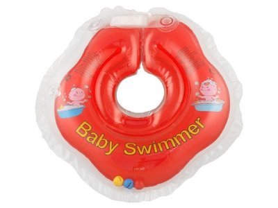 Круг Baby Swimmer для купания на шею с погремушкой 1-00197552_1
