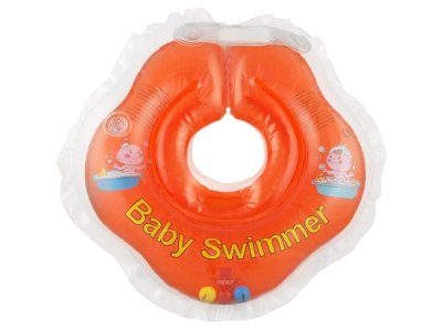 Круг Baby Swimmer для купания на шею с погремушкой 1-00197553_1